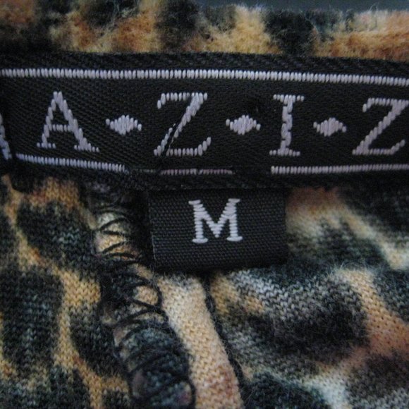 Aziz Cheetah Print Skirt Sz Medium - Picture 3 of 3